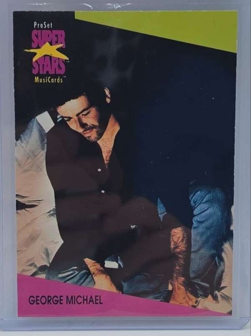 1991 Pro Set SuperStars MusiCards #78 George Michael Card